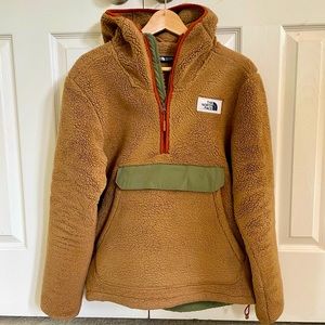 The North Face Hampshire Hooded Fleece Pullover - Tan